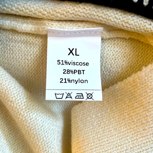 NWT CAKULO Women’s 2 Piece V-Neck Pullover Sweaters & Wide Leg Pants. Size: (XL) - Picture 15 of 15